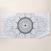 Sun Mandala 1 Strandlaken (Voorkant)
