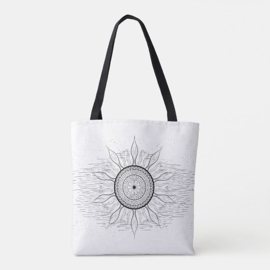 Sun Mandala 1 Tote Bag (Achterkant)