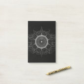 Sun Mandala 2 Post-it® Notes (Op bureau)