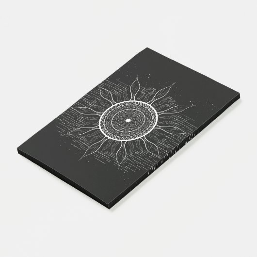 Sun Mandala 2 Post-it® Notes (Schuin)