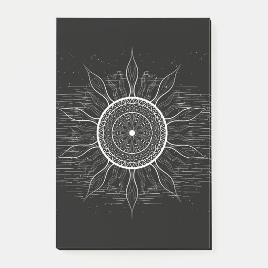 Sun Mandala 2 Post-it® Notes (Voorkant)