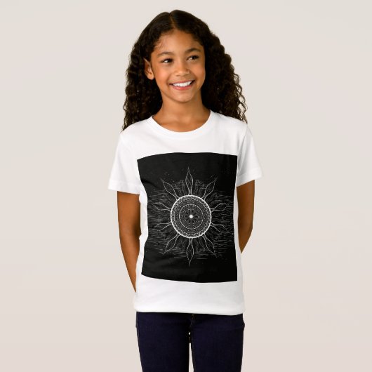 Sun Mandala 2 T-shirt (Voorkant volledig)