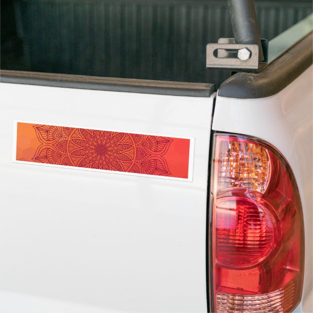 Sun mandala bumpersticker (Op Truck)