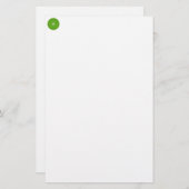 Sun Mandala green Briefpapier (Voorkant / Achterkant)