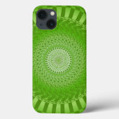 Sun Mandala green Case-Mate iPhone Case (Achterkant)