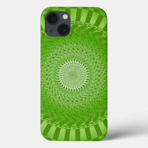 Sun Mandala green Case-Mate iPhone Case