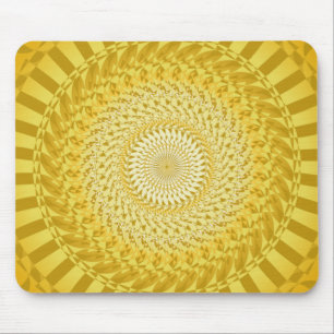 Sun Mandala in Geel Muismat