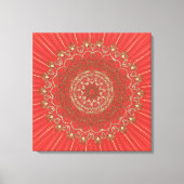 Sun Mandala - Ingewikkeld Canvas (Voorkant)