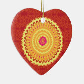 Sun Mandala Keramisch Ornament (Rechts)