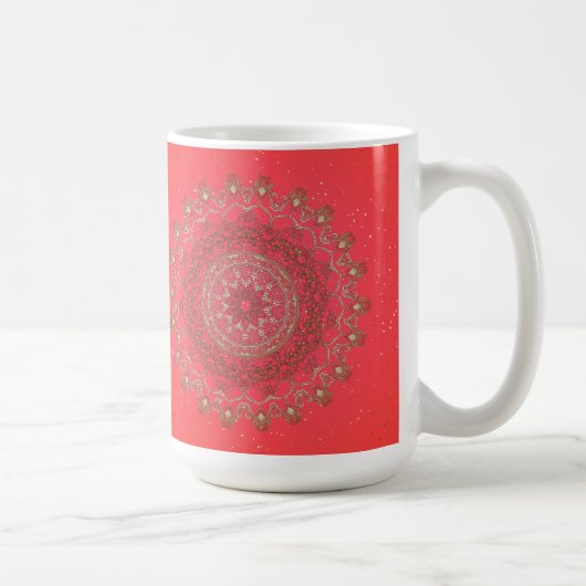 Sun Mandala - Koffie Mok, Kopje Koffiemok (Rechts)
