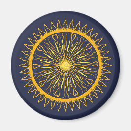 Sun Mandala Magnet