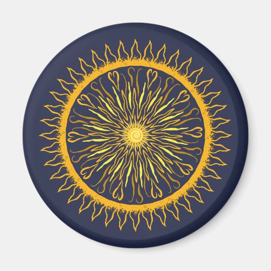 Sun Mandala Magnet (Voorkant)