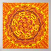 Sun Mandala Poster (Voorkant)