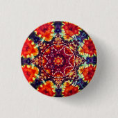 Sun Mandala Ronde Button 3,2 Cm (Voorkant)