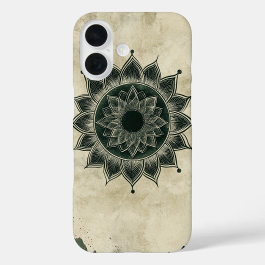 Sun Mandala Roots telefoonhoesje Case-Mate iPhone Case (Achterkant)