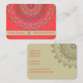 Sun Mandala - Visitekaartje (Voorkant / Achterkant)