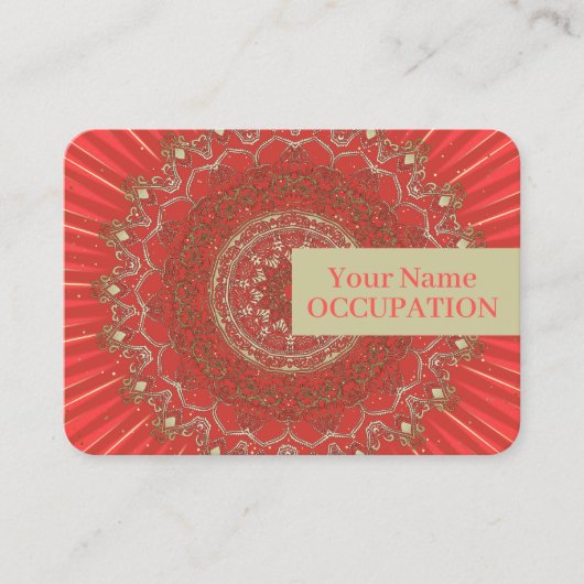 Sun Mandala - Visitekaartje (Voorkant)