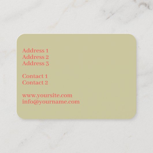 Sun Mandala - Visitekaartje (Achterkant)