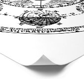 Sun Map Poster (Hoek)