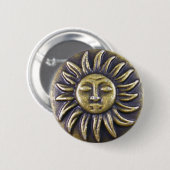 Sun Medallion Ronde Button 5,7 Cm (Voorkant /achterkant)