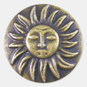 Sun Medallion Sticker (Voorkant)