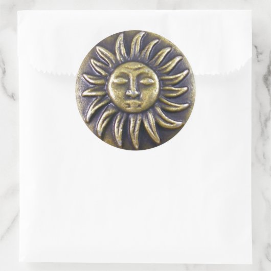 Sun Medallion Sticker (Tas)