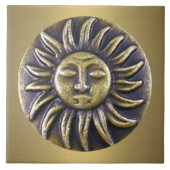 Sun Medallion Tegeltje (Voorkant)