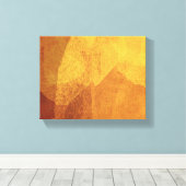 Sun Modern Abstract Design Canvas Afdruk (Insitu (Houten vloer))