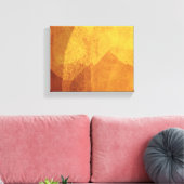 Sun Modern Abstract Design Canvas Afdruk (Insitu (Woonkamer))