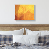 Sun Modern Abstract Design Canvas Afdruk (Insitu (Slaapkamer))