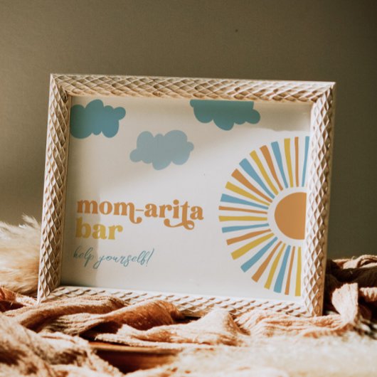 Sun Mom-arita Bar Teken Poster