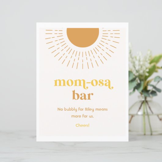 Sun Mom-Osa Bar Teken (Staand voorkant)