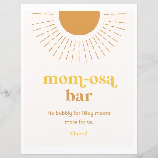 Sun Mom-Osa Bar Teken (Voorkant)