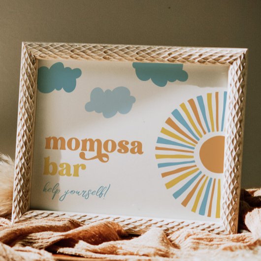 Sun Mom-Osa Bar Teken Poster