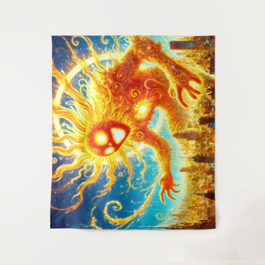 Sun Monster Wandkleed (Voorkant)