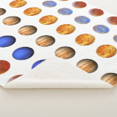 Sun, Moon and Stars Fleece Blanket 60 x 80 inch Sherpa Deken (3/4)