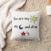 Sun-Moon-and-Stars- Kussen (Deken)