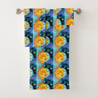 Sun & Moon Bad Handdoek