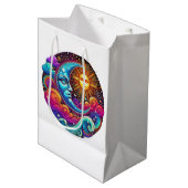 Sun & Moon Celestial Harmony Design Medium Cadeauzakje (Voorkant Gekanteld)