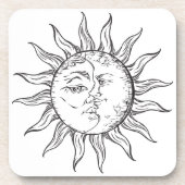 Sun Moon  Celestial Luminaries Bier Onderzetter (Voorkant)