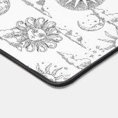  Sun Moon Celestial Pattern - Gepersonaliseerd Bureaumat (Hoek)