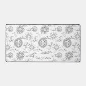  Sun Moon Celestial Pattern - Gepersonaliseerd Bureaumat (Voorkant)