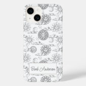 Sun Moon Celestial Pattern - Gepersonaliseerd Case-Mate iPhone Case (Achterkant)