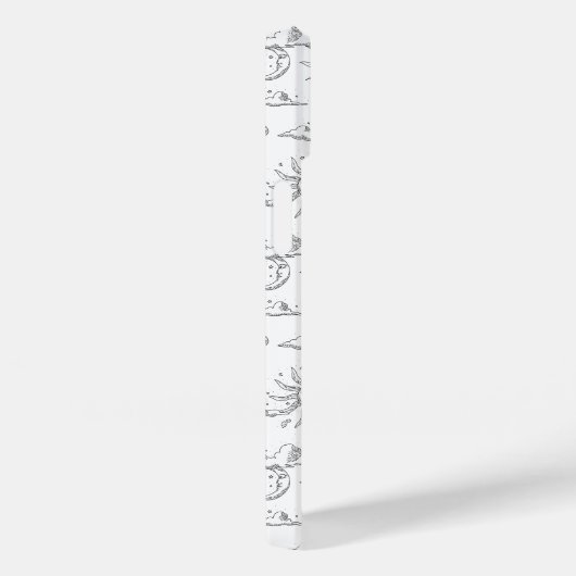 Sun Moon Celestial Pattern - Gepersonaliseerd Case-Mate iPhone Case (Achterkant / Rechts)