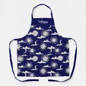 Sun Moon Celestial Pattern - Gepersonaliseerd Schort (Voorkant)