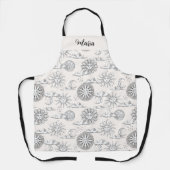 Sun Moon Celestial Pattern - Gepersonaliseerd Schort (Voorkant)