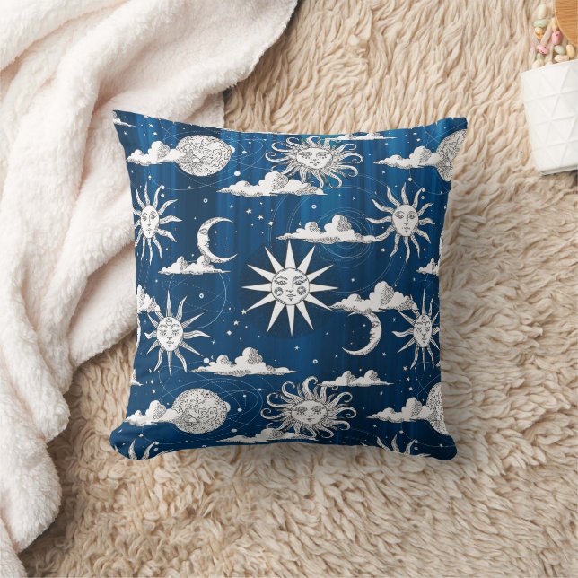  Sun Moon Celestial Pattern Kussen (Deken)