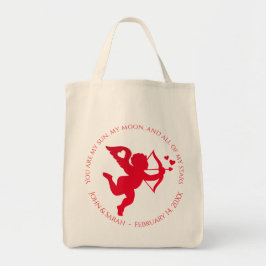 sun moon cupid VALENTINE`S DAY Tote Bag