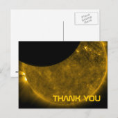 Sun & Moon Dank u Briefkaart (Voorkant / Achterkant)