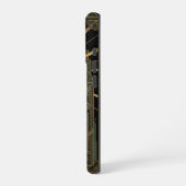 Sun & Moon Deco Wings | Gold iPhone 16 Pro Case Hoesje (Linkerkant)